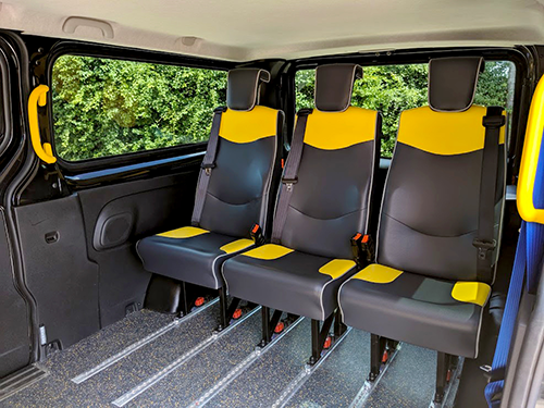 excel minibus travel safe seating